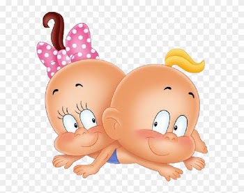 Funny Baby Girl And Boy - Baby Girl And Baby Boy Cartoon