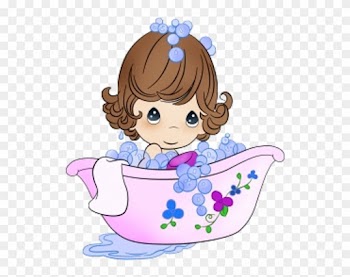 Funny Baby Girl - Cute Girl Baby Cartoon