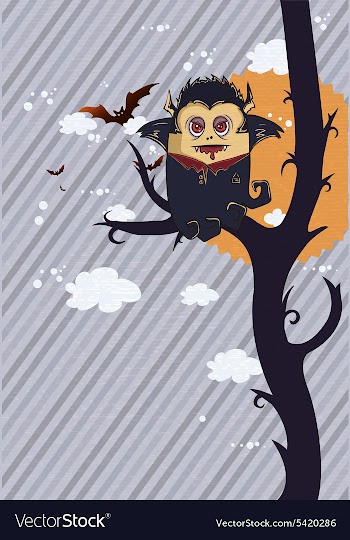 Funny background vector image