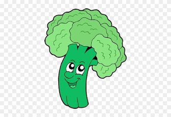 Funny Broccoli - Healthy Food Cartoon