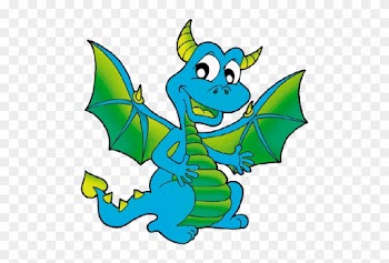 Funny Cartoon Dragon Clip Art - Dragon Clipart