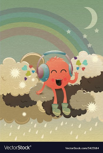 Funny concept vector image