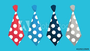 Funny cute necktie set