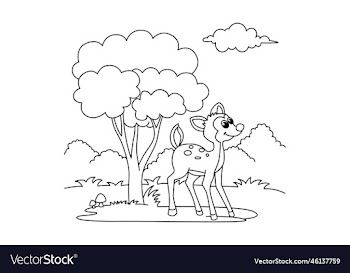 funny deer cartoon characters