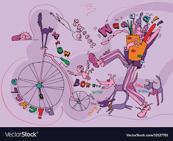 Funny doodles vector image