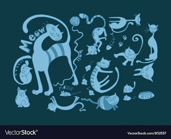 Funny doodles vector image