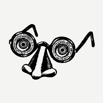 Funny fake eyeglasses nose clipart | Free PSD Illustration - rawpixel