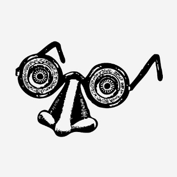 Funny fake eyeglasses nose illustration. | Free Photo Illustration - rawpixel