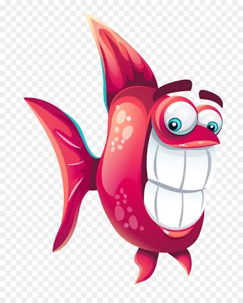 Funny fish Icon - Cartoon fish 