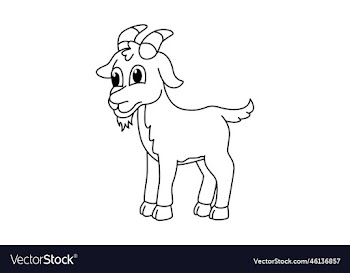 funny goat cartoon characters