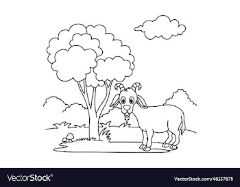 funny goat cartoon characters