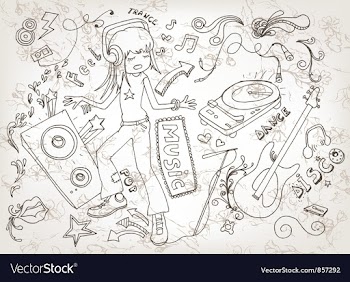 Funny hand drawn doodles vector image