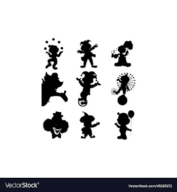 funny human clown creative design