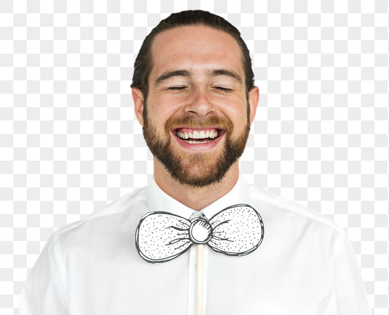 Funny paper bowtie png sticker, | Free PNG - rawpixel