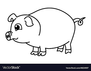 funny pig cartoon characters