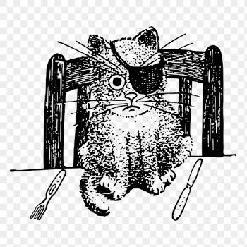 Funny pirate kitten png clipart, | Free PNG - rawpixel