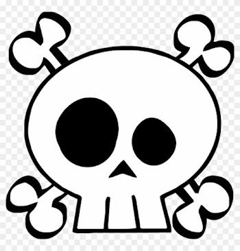 Funny Skull Free Download Clip Art On Clipart - Baby Skull And Crossbones