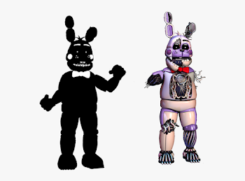 Funtime Shadow And Old Bonnie By Fnaf Fan201 - Five Nights At ...