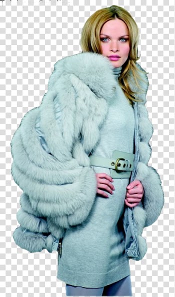 Fur clothing Woman, woman transparent background PNG clipart