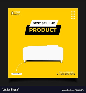 furniture social media post templates square