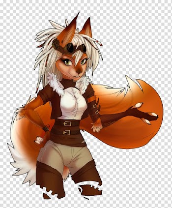 Furry fandom Anime Funny animal Cartoon, squirrel transparent background PNG clipart