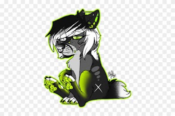 Fursona Flat Chibi By Wolf-lisa - Chibi Fursona