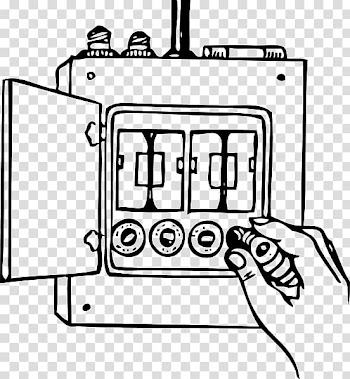 Fuse Wiring diagram Electronic symbol , watercolor hand-painted transparent background PNG clipart