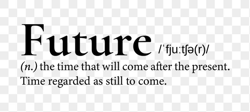 Future png dictionary word sticker, | Free PNG - rawpixel