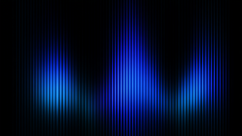 Futuristic Abstract Light Installation