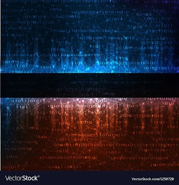 Futuristic background vector image