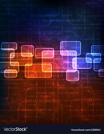 Futuristic background vector image
