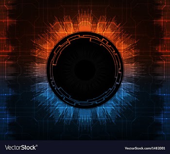 Futuristic background vector image