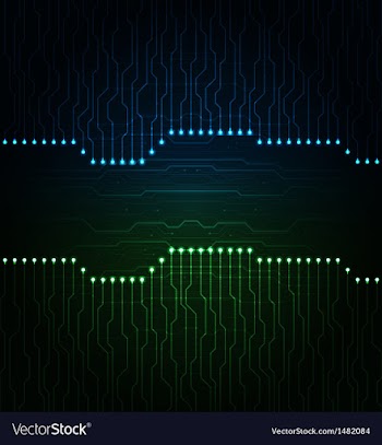 Futuristic background vector image
