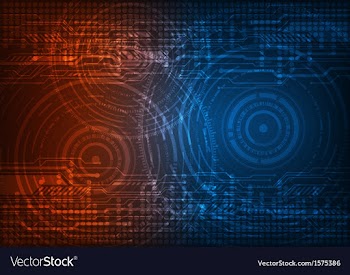Futuristic background vector image