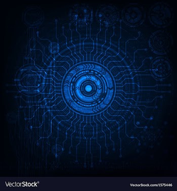 Futuristic background vector image