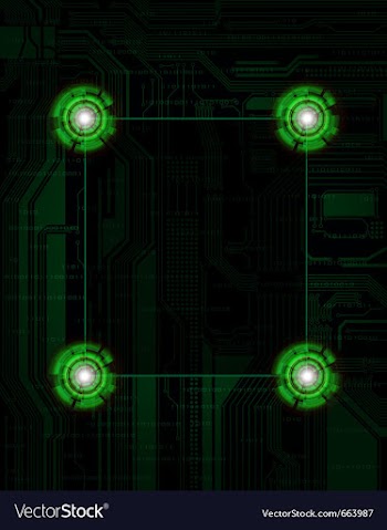 Futuristic background vector image
