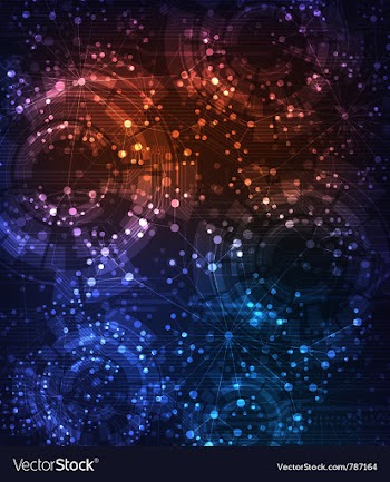 Futuristic background vector image