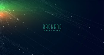 Futuristic big data visualization concept background Free Vector