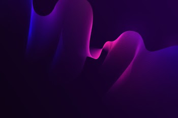 Futuristic dark wavy wallpaper Free Vector