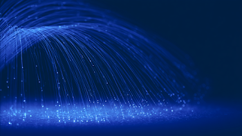 Futuristic Fiber Optic Light Trails