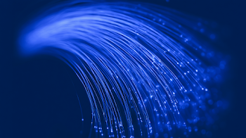 Futuristic Fiber Optic Light Trails