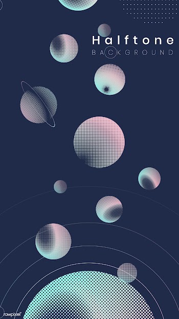 Futuristic halftone design | Free stock vector - 679765