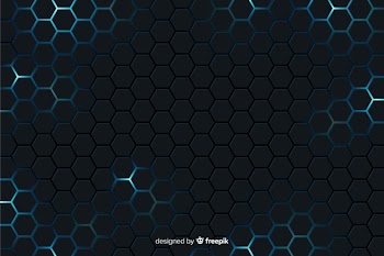 Futuristic honeycomb background Free Vector