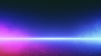 Futuristic Neon Light Horizon