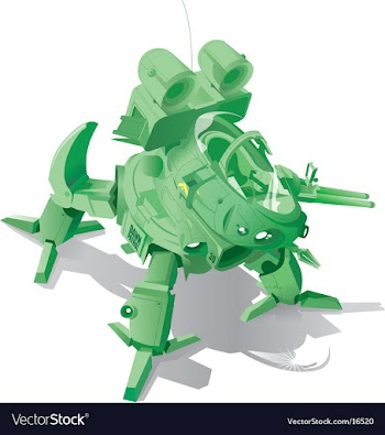 Futuristic vehicle vector image