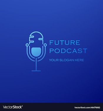 fututre modern podcast logo design