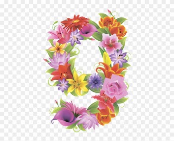 Английский Алфавит, Буква G, Цветочный Алфавит, Цветы, - Bouquet