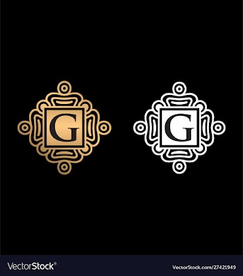 G letter logo g monogram logo g letter vector image