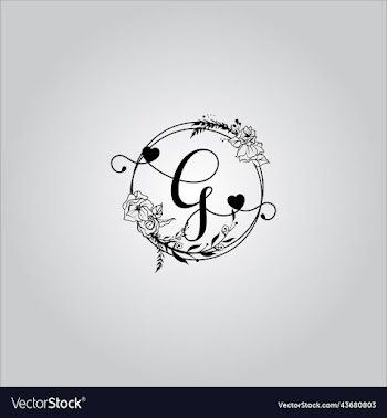 g letter logo with white background
