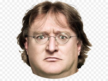 Gabe Newell Half-Life 2 Team Fortress 2 Dota 2 - Gaben Face Png 